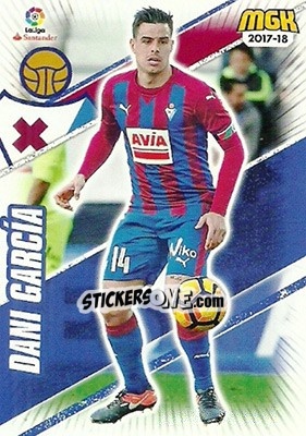 Cromo Dani García - Liga 2017-2018. Megacracks - Panini