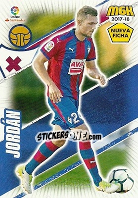 Cromo Jordán - Liga 2017-2018. Megacracks - Panini