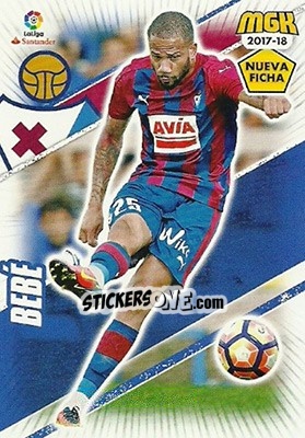 Sticker Bebé - Liga 2017-2018. Megacracks n. 203bis - Panini