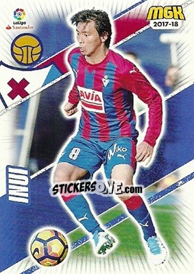 Cromo Inui - Liga 2017-2018. Megacracks - Panini