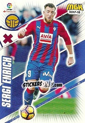 Sticker Sergi Enrich - Liga 2017-2018. Megacracks - Panini