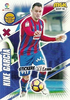 Sticker Quique García - Liga 2017-2018. Megacracks - Panini