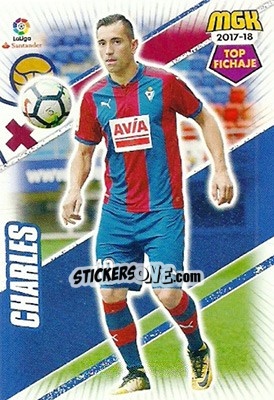 Sticker Charles - Liga 2017-2018. Megacracks - Panini