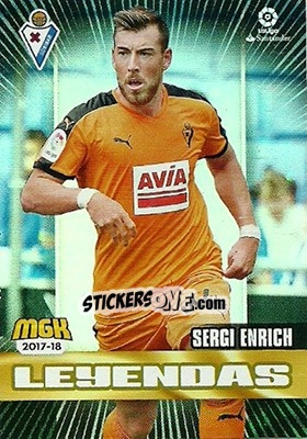 Cromo Sergi Enrich - Liga 2017-2018. Megacracks - Panini