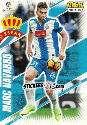 Sticker Marc Navarro - Liga 2017-2018. Megacracks - Panini
