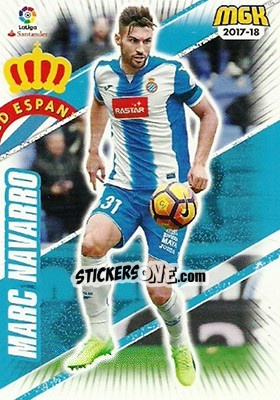 Cromo Marc Navarro - Liga 2017-2018. Megacracks - Panini