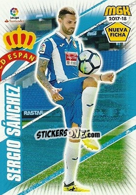 Sticker Sergio Sánchez - Liga 2017-2018. Megacracks n. 221bis - Panini