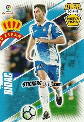 Sticker Dídac - Liga 2017-2018. Megacracks n. 222bis - Panini