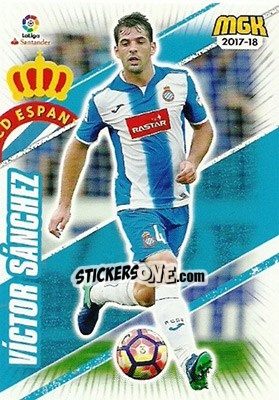 Sticker Víctor Sánchez - Liga 2017-2018. Megacracks n. 226 - Panini