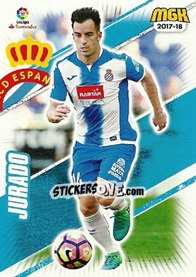 Figurina Jurado - Liga 2017-2018. Megacracks n. 229 - Panini