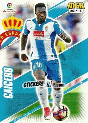 Sticker Felipe Caicedo - Liga 2017-2018. Megacracks - Panini