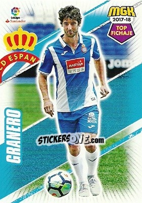 Sticker Granero - Liga 2017-2018. Megacracks - Panini