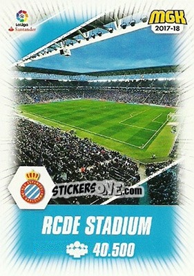 Figurina RCDE Stadium - Liga 2017-2018. Megacracks - Panini