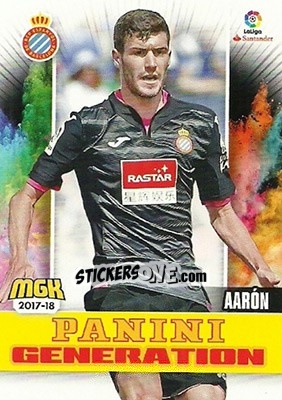 Figurina Aarón - Liga 2017-2018. Megacracks - Panini