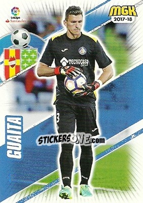 Sticker Guaita - Liga 2017-2018. Megacracks - Panini