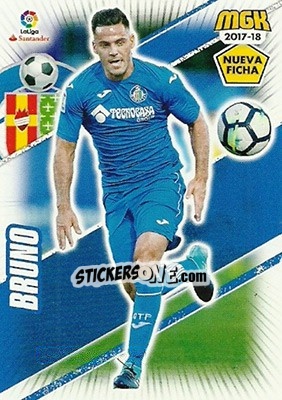 Sticker Bruno - Liga 2017-2018. Megacracks - Panini