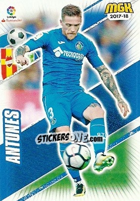 Sticker Antunes - Liga 2017-2018. Megacracks - Panini