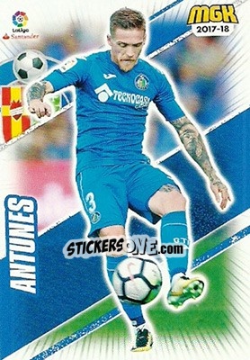 Sticker Antunes - Liga 2017-2018. Megacracks n. 252 - Panini