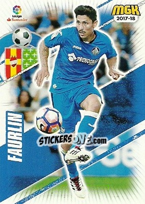 Sticker Faurlin - Liga 2017-2018. Megacracks - Panini