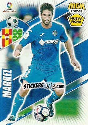 Sticker Markel - Liga 2017-2018. Megacracks n. 254bis - Panini