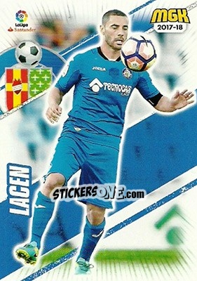 Sticker Lacen - Liga 2017-2018. Megacracks n. 255 - Panini