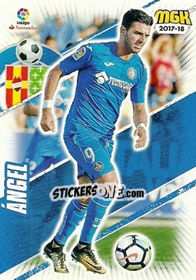 Sticker Ángel - Liga 2017-2018. Megacracks - Panini