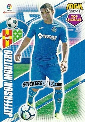 Sticker Jefferson Montero - Liga 2017-2018. Megacracks - Panini