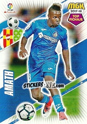 Sticker Amath - Liga 2017-2018. Megacracks - Panini