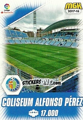 Sticker Coliseum Alfonso Pérez - Liga 2017-2018. Megacracks - Panini