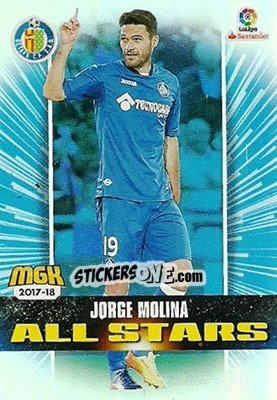 Sticker Jorge Molina - Liga 2017-2018. Megacracks n. 269 - Panini