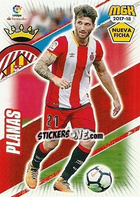 Sticker Planas - Liga 2017-2018. Megacracks n. 275bis - Panini