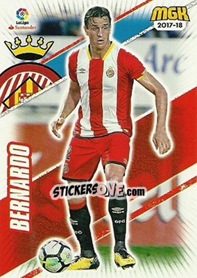 Sticker Bernardo - Liga 2017-2018. Megacracks - Panini