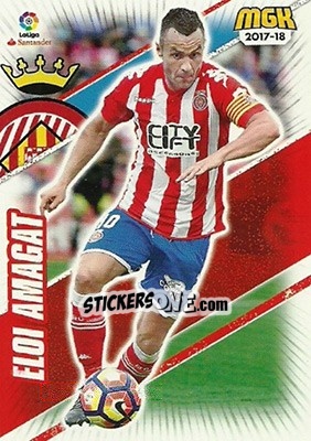 Sticker Eloi Amagat - Liga 2017-2018. Megacracks n. 282 - Panini