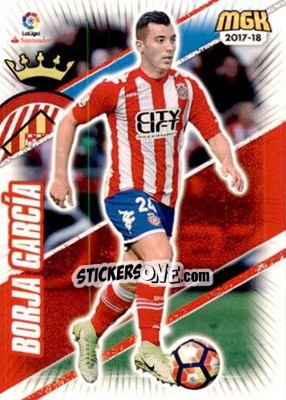 Sticker Borja García - Liga 2017-2018. Megacracks - Panini