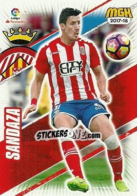 Sticker Sandaza - Liga 2017-2018. Megacracks n. 287 - Panini