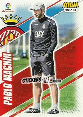 Sticker Pablo Machin - Liga 2017-2018. Megacracks n. 293 - Panini