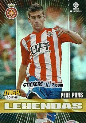 Sticker Pere Pons - Liga 2017-2018. Megacracks - Panini
