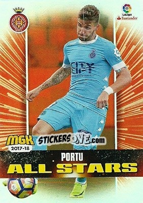 Figurina Portu - Liga 2017-2018. Megacracks - Panini