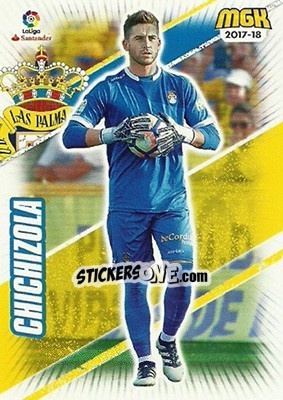 Sticker Chichizola - Liga 2017-2018. Megacracks - Panini