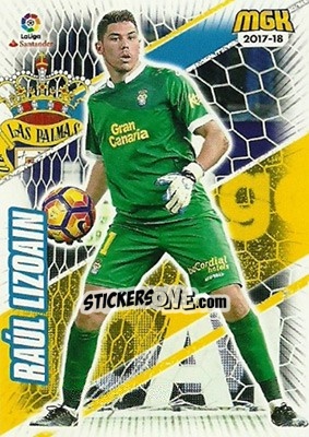 Sticker Raúl Lizoain - Liga 2017-2018. Megacracks n. 300 - Panini