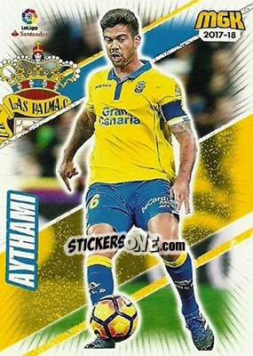 Figurina Aythami - Liga 2017-2018. Megacracks - Panini