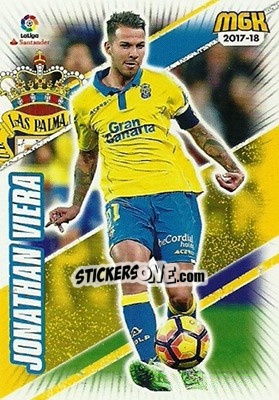 Sticker Jonathan Viera - Liga 2017-2018. Megacracks - Panini