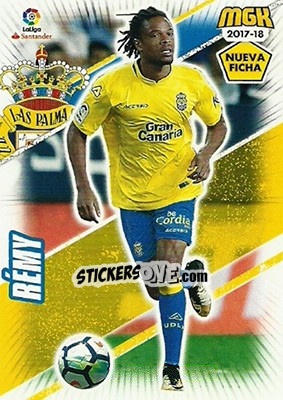 Sticker Loïc Rémy - Liga 2017-2018. Megacracks - Panini