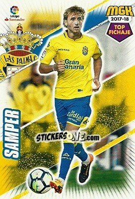 Cromo Samper - Liga 2017-2018. Megacracks - Panini