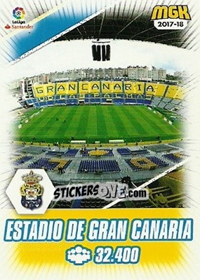 Figurina Estadio de Gran Canaria - Liga 2017-2018. Megacracks - Panini