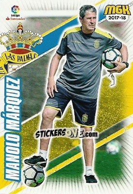 Sticker Manolo Márquez - Liga 2017-2018. Megacracks - Panini