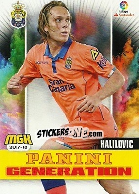 Sticker Halilovic - Liga 2017-2018. Megacracks n. 324 - Panini