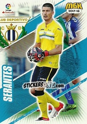 Cromo Serantes - Liga 2017-2018. Megacracks n. 327 - Panini