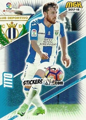 Sticker Tito - Liga 2017-2018. Megacracks - Panini