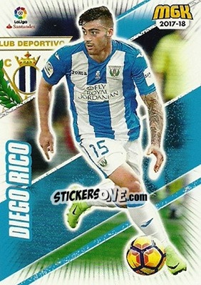 Sticker Diego Rico - Liga 2017-2018. Megacracks n. 332 - Panini